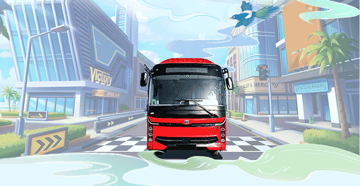 行業(yè)首款7.5米低入口純電客車！2023中通V7拔劍哪些市場？